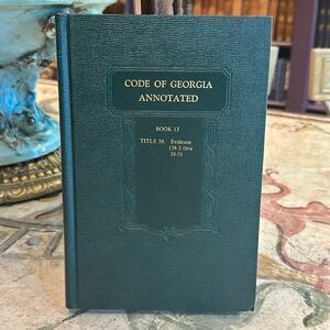 Code of Georgia Annotated. Book 13